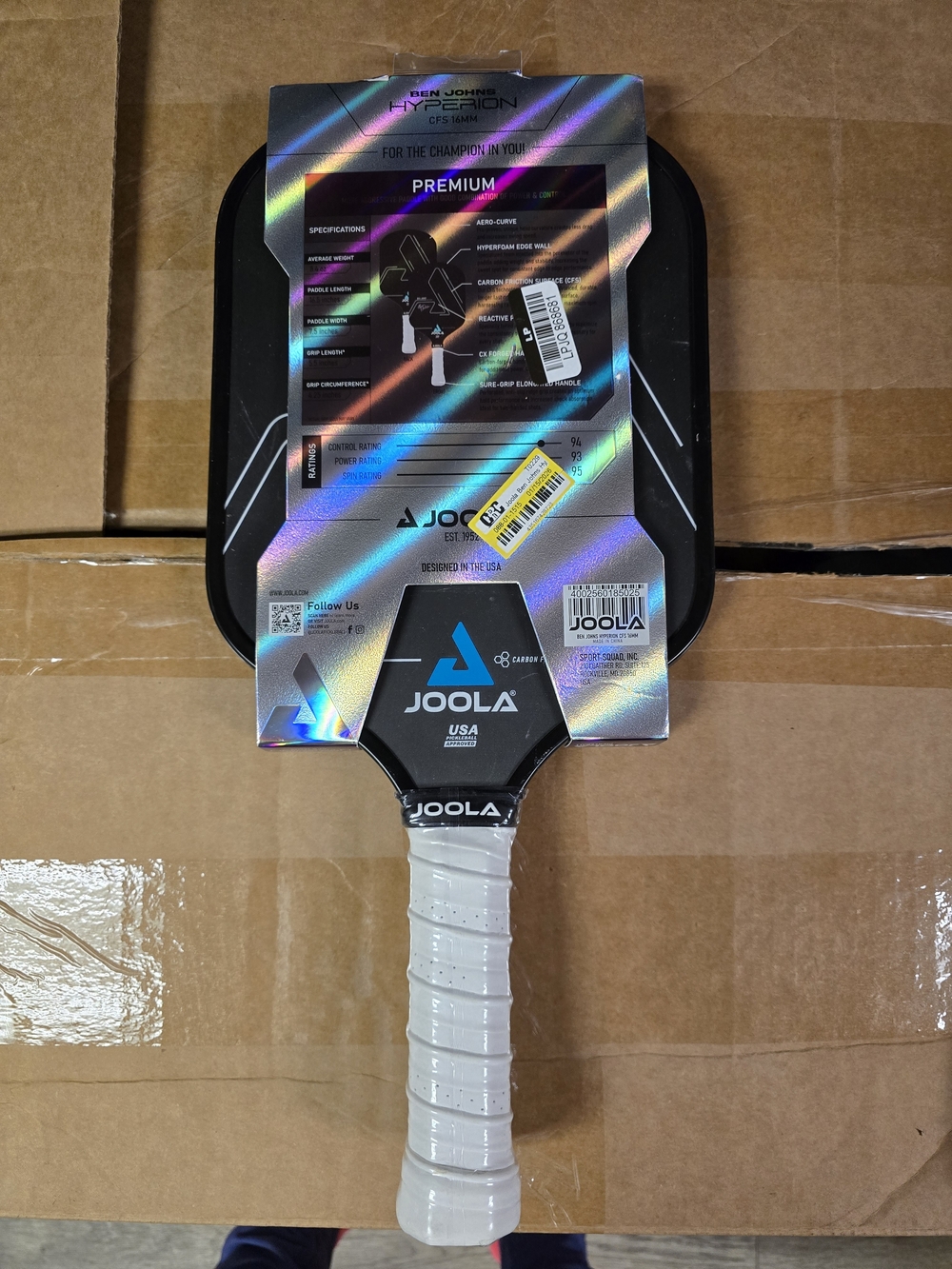 JOOLA Premium Pickleball Paddle - White Handle